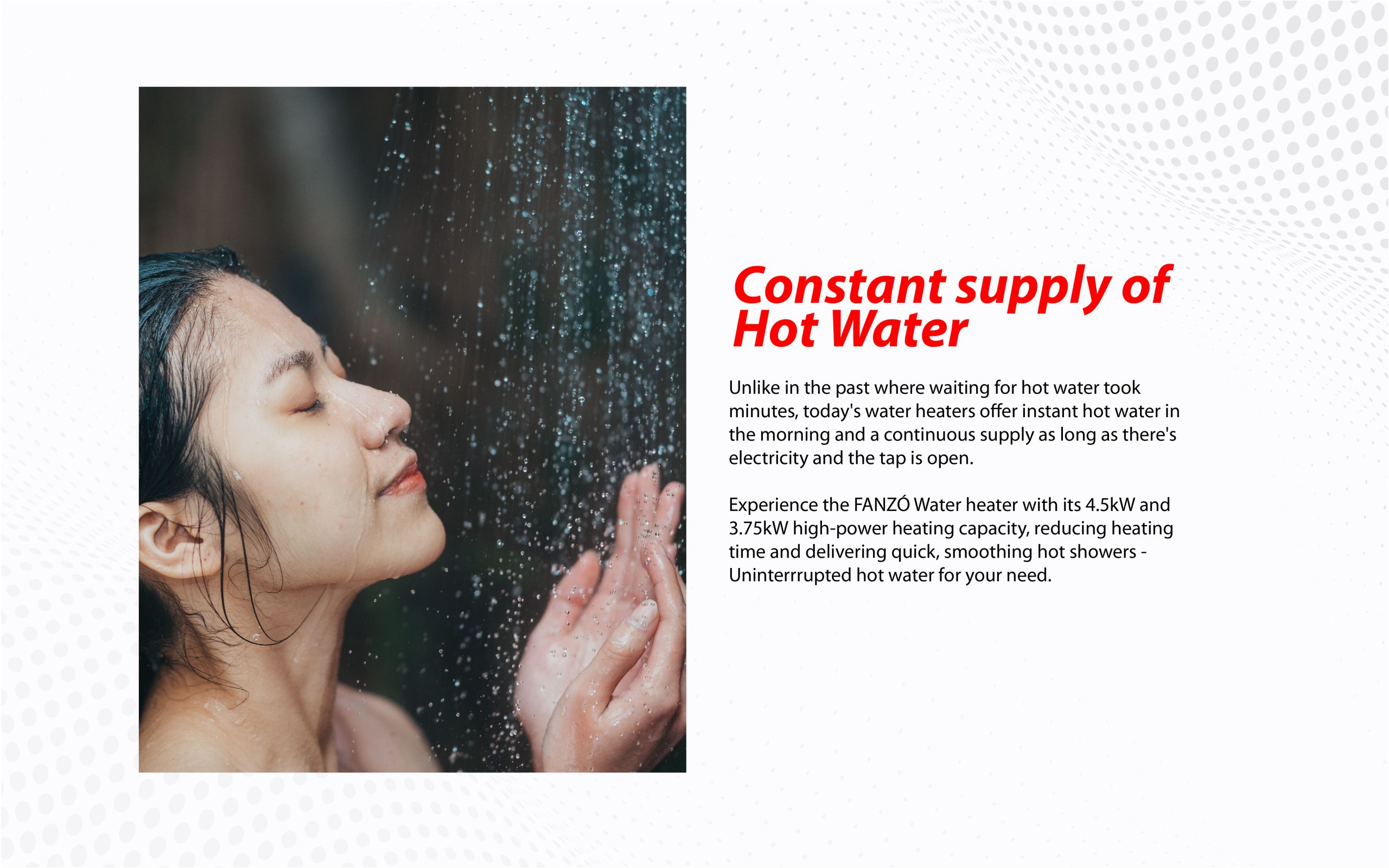 Benefits to have Instant Water Heater in your house FANZÓ